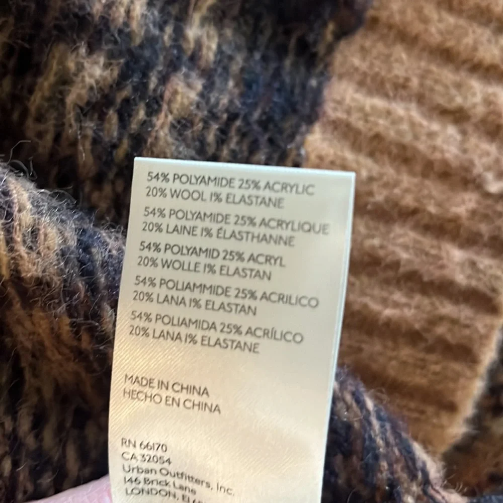 Free People Brown Plaid Button-Up Cardigan - Picture 7 of 7